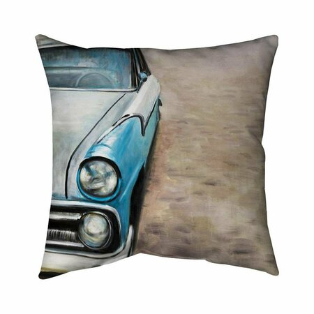 BEGIN HOME DECOR 26 x 26 in. Old Classic Car-Double Sided Print Indoor Pillow 5541-2626-TR32